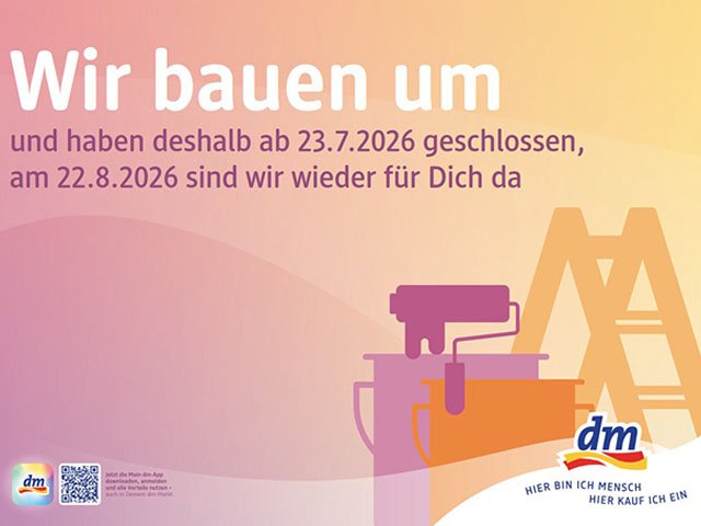 Umbau bei DM!