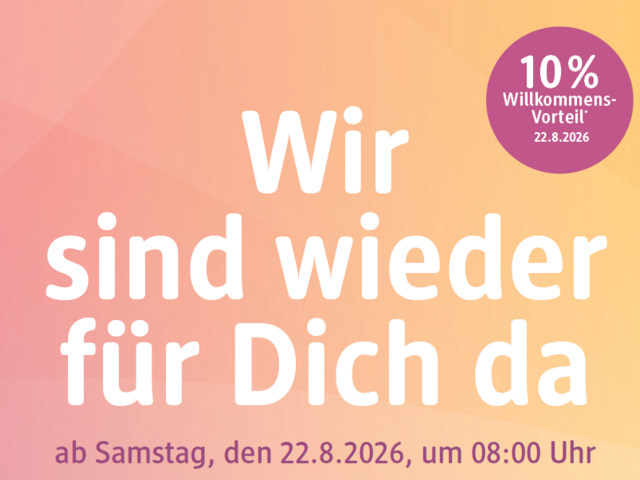 Wiedereröffnung nach Umbau bei DM!